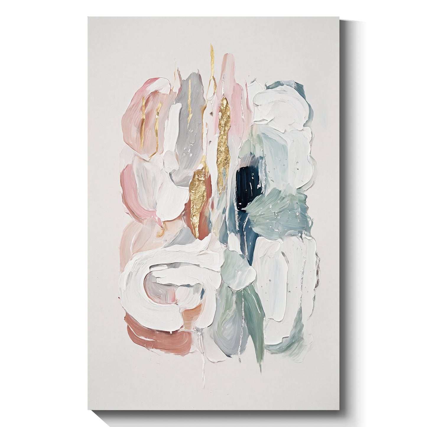 Modern abstract wall art, hand-painted oil painting