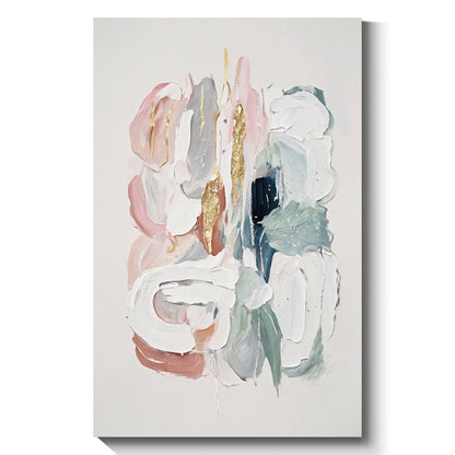 Modern abstract wall art, hand-painted oil painting