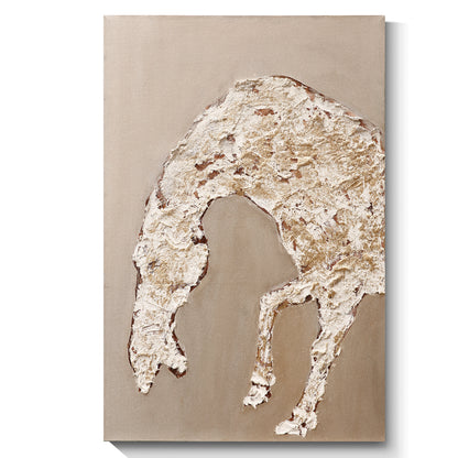 Modern abstract wall art, hand-painted oil painting