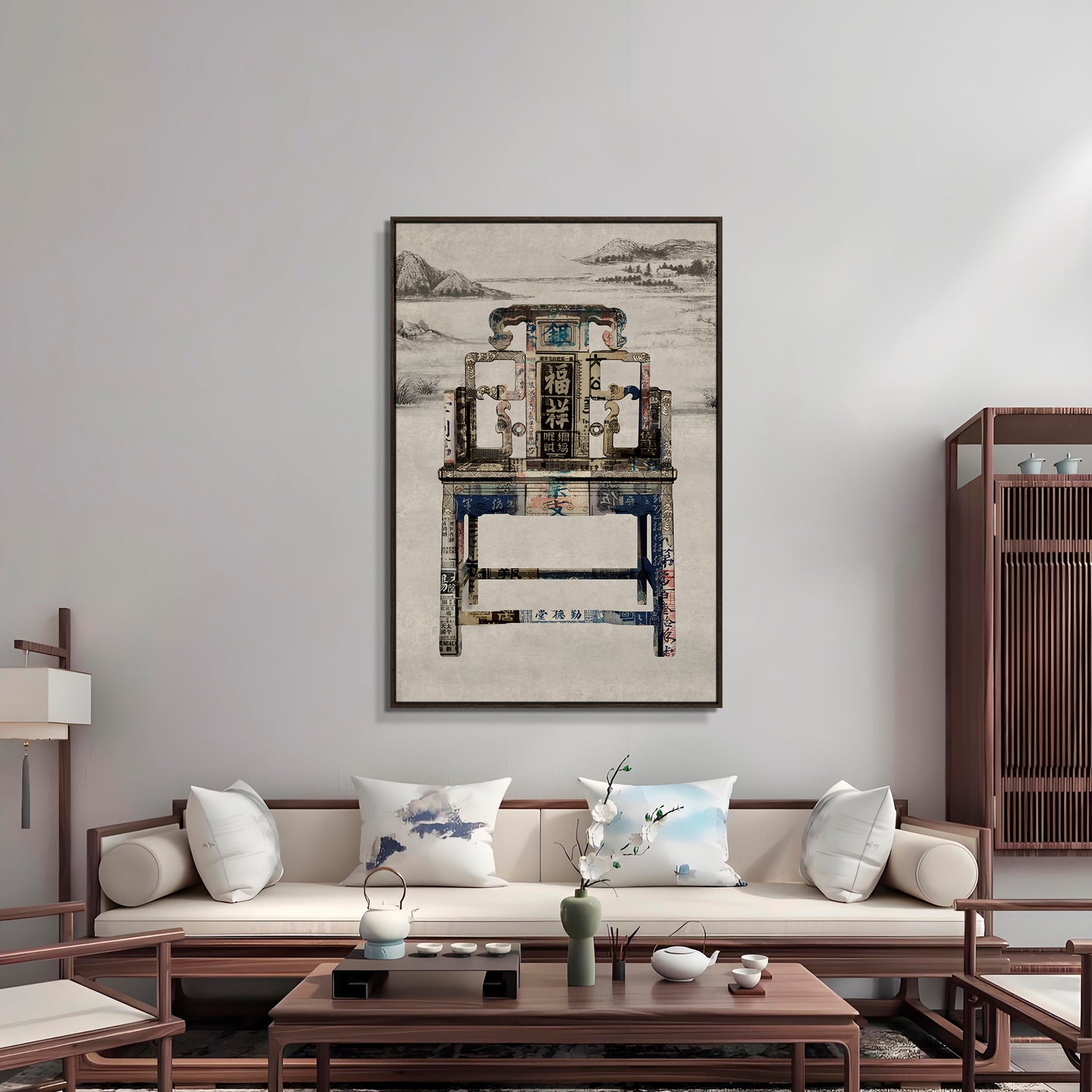 "Lung Chair"hand-stretched canvas prints