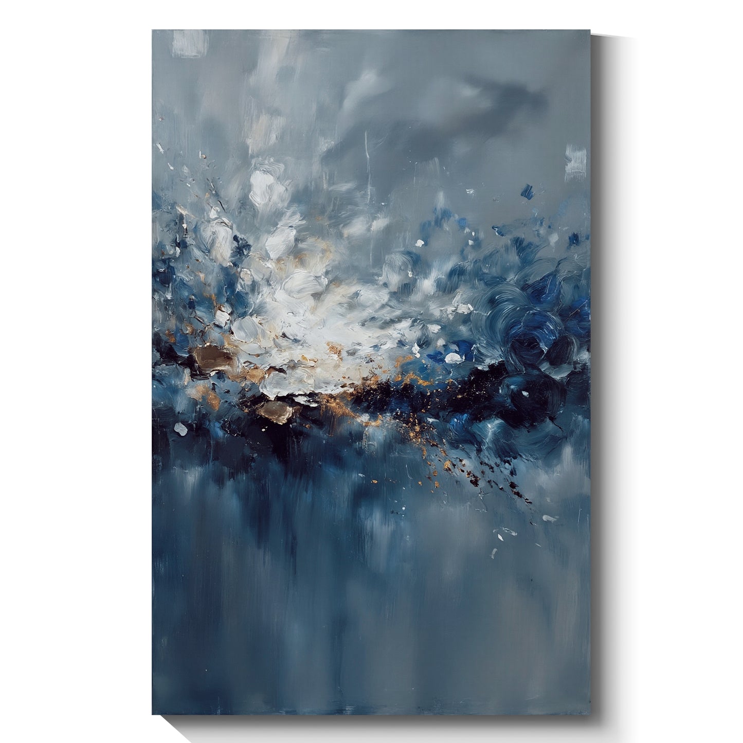 Modern abstract wall art, hand-painted oil painting
