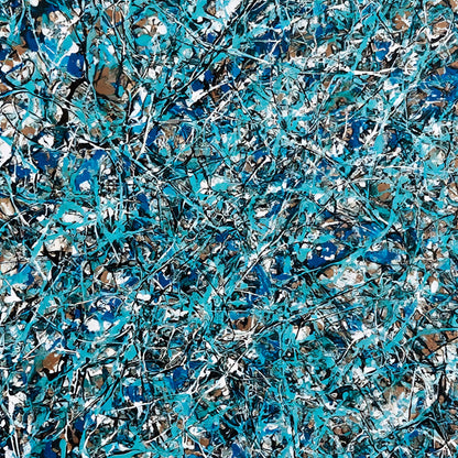 Modern abstract wall art, hand-painted oil painting