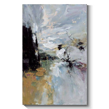 Modern abstract wall art, hand-painted oil painting