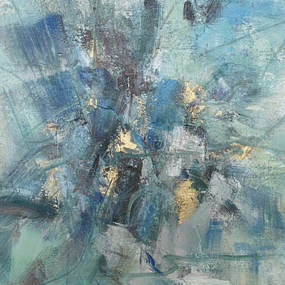 Modern abstract wall art, hand-painted oil painting