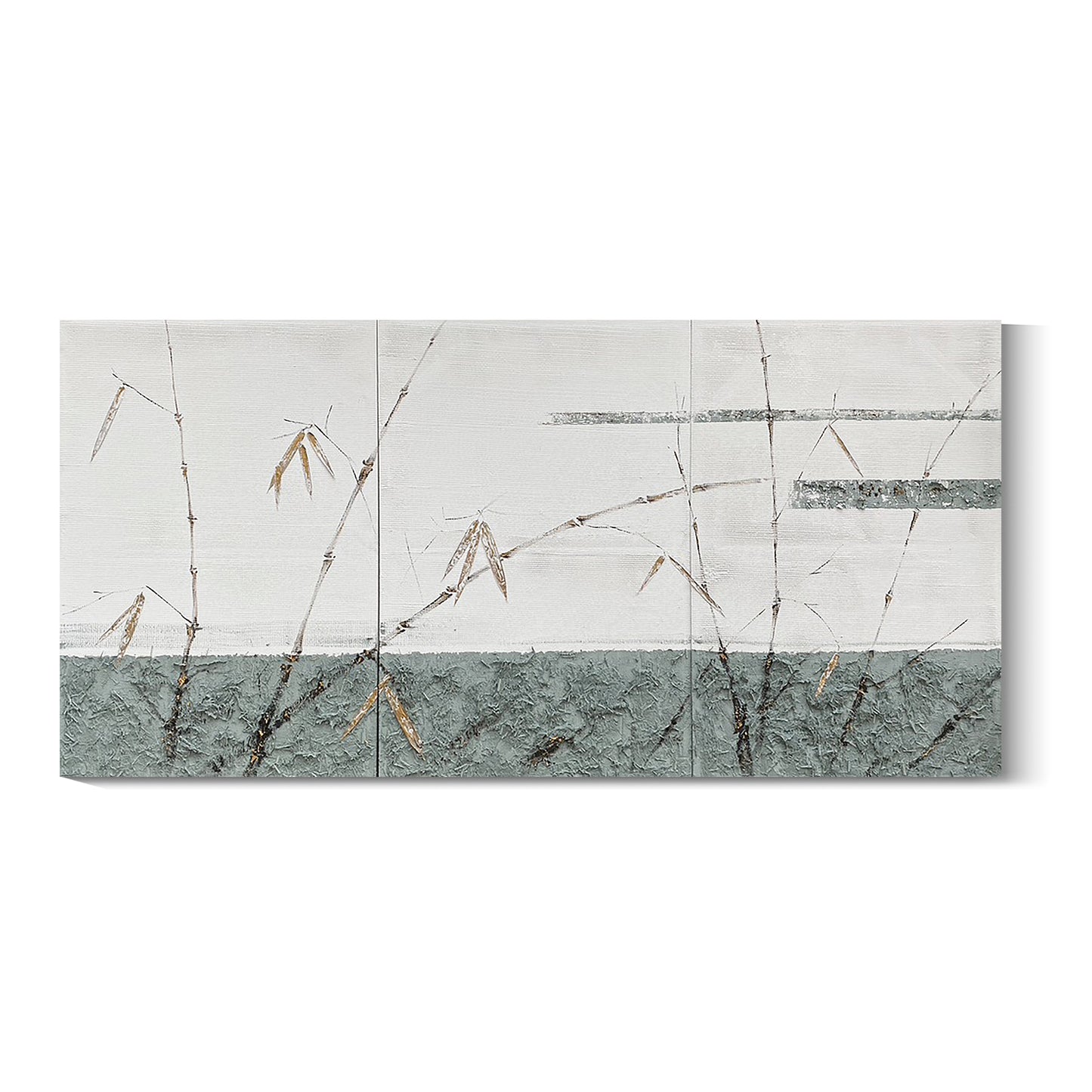 Banner modern abstract wall art, hand-painted oil painting