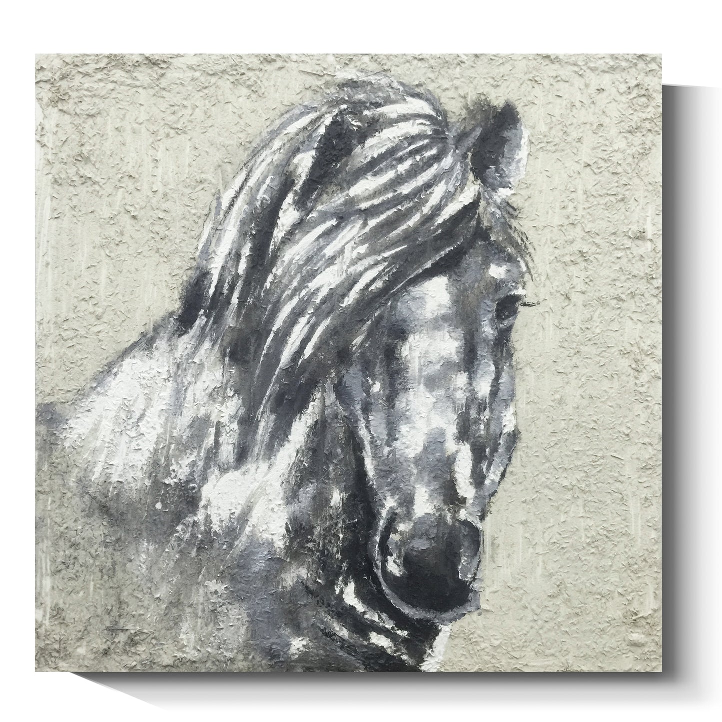 Modern abstract wall art, hand-painted oil painting