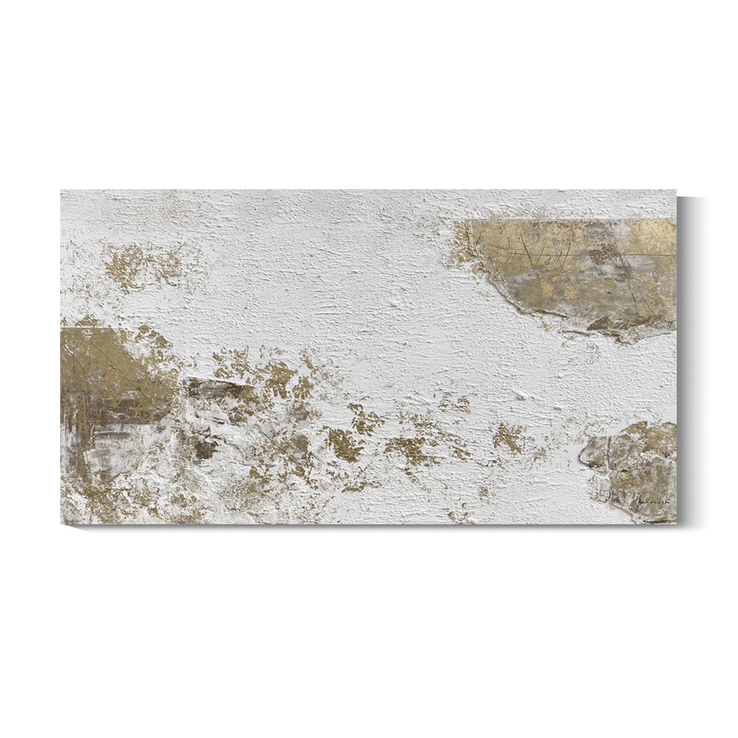 Banner modern abstract wall art, hand-painted oil painting