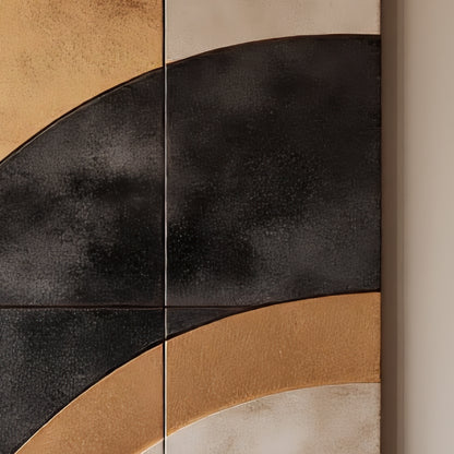 "Black gold" Wall Sculpture 3D Wood Wall Art