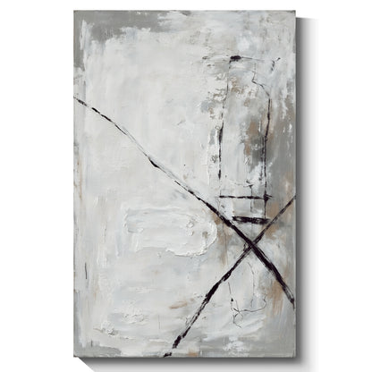 Modern abstract wall art, hand-painted oil painting