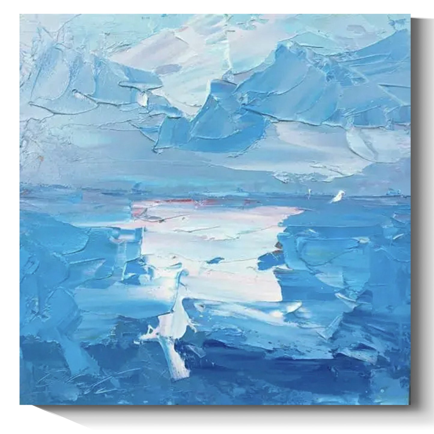 Modern abstract wall art, hand-painted oil painting