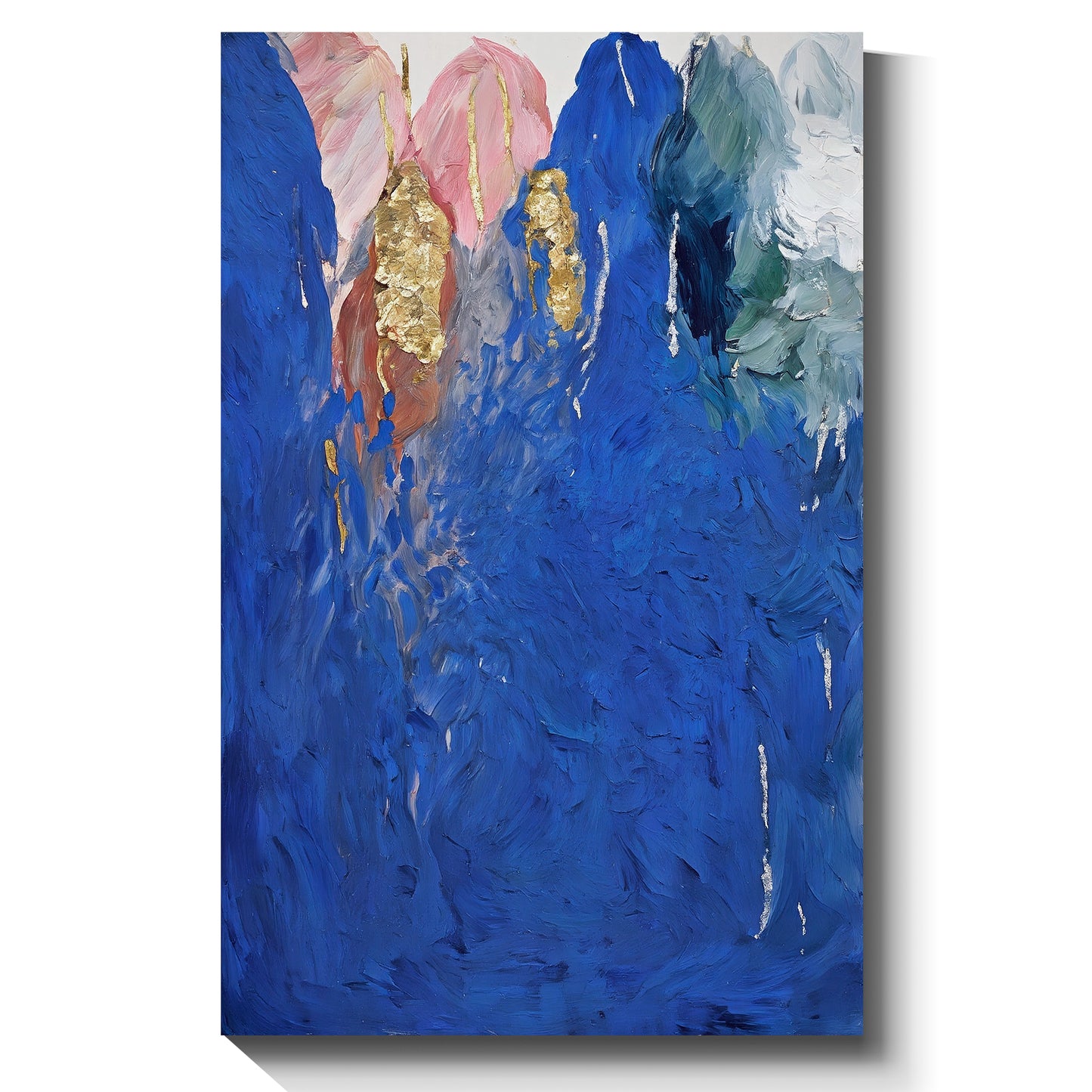 Modern abstract wall art, hand-painted oil painting