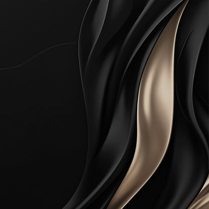 Black and brown wall sculpture, 3D wooden wall art, simple wall decoration.