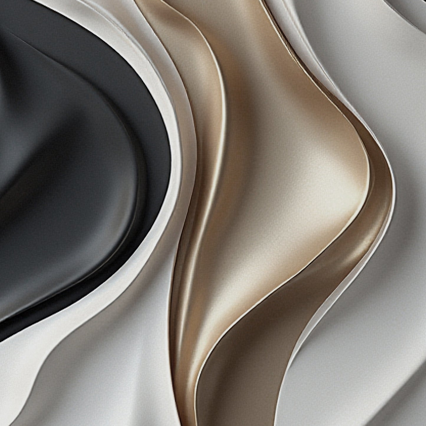 Gray, black and brown wall sculptures, 3D wooden wall art, simple wall decoration.