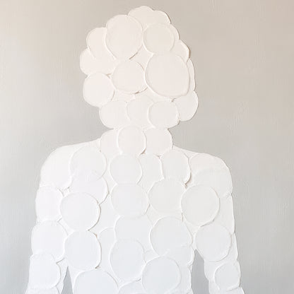 Modern abstract wall art, hand-painted oil painting