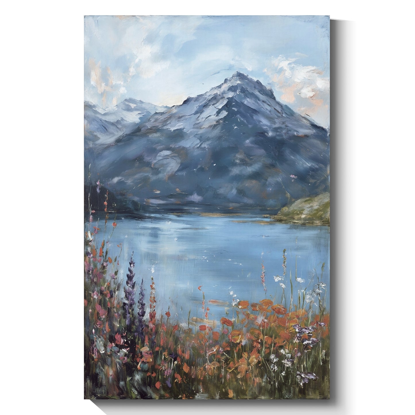 Modern abstract wall art, hand-painted oil painting