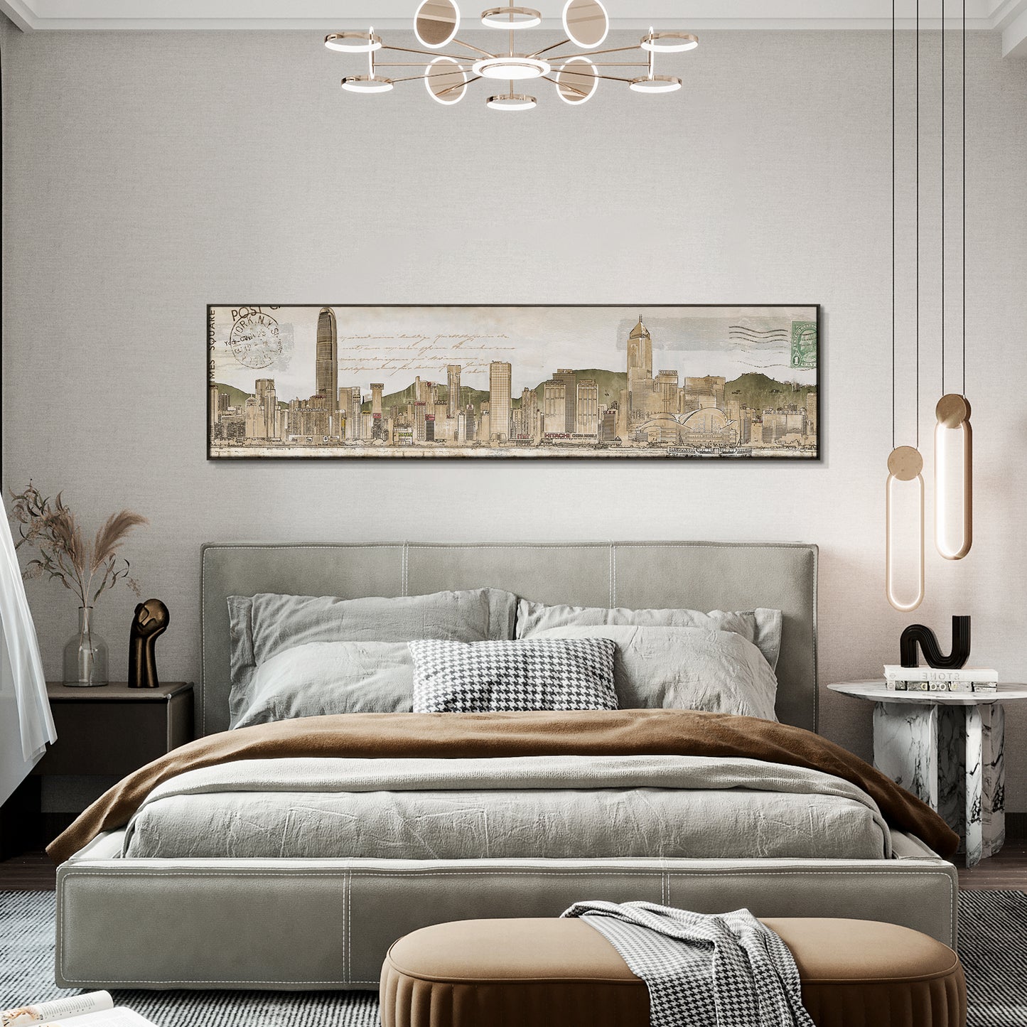 "urban architecture"hand-stretched canvas prints