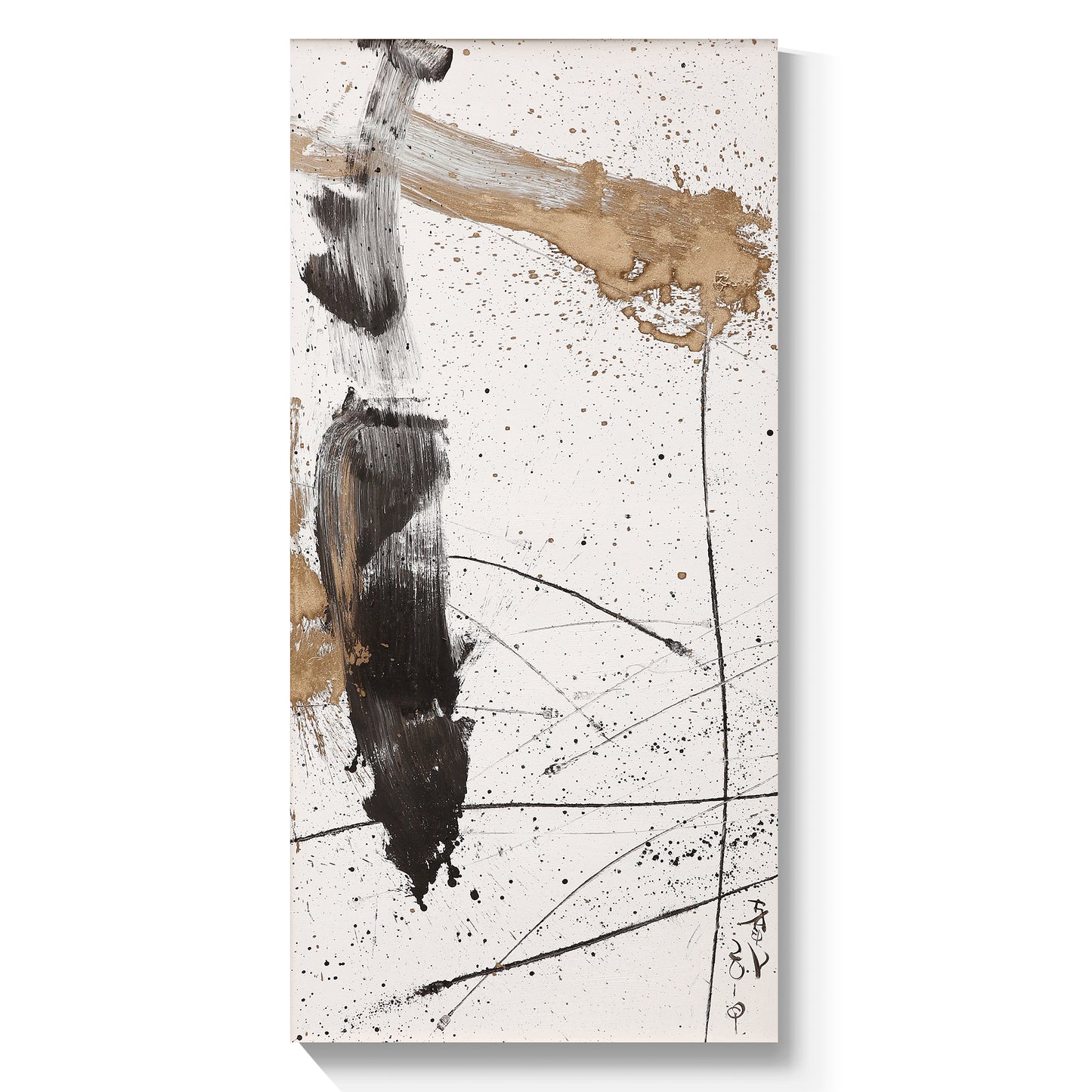 Modern abstract wall art, hand-painted oil painting