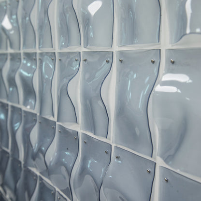 "Grey floating" 3D acrylic wall painting