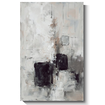 Modern abstract wall art, hand-painted oil painting