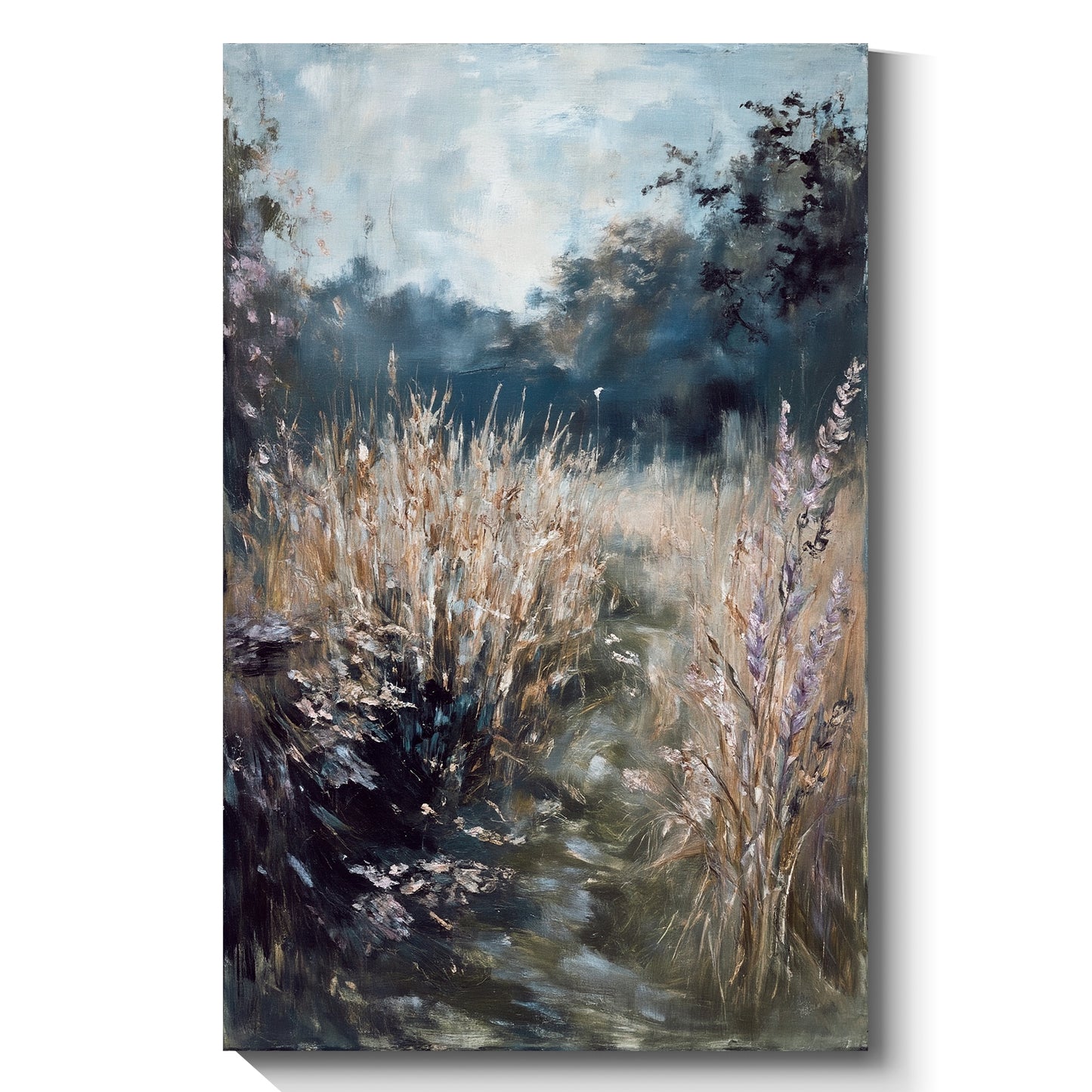 Modern abstract wall art, hand-painted oil painting