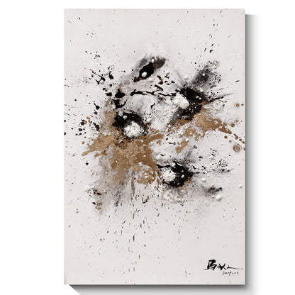 Modern abstract wall art, hand-painted oil painting
