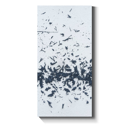 Modern abstract wall art, hand-painted oil painting