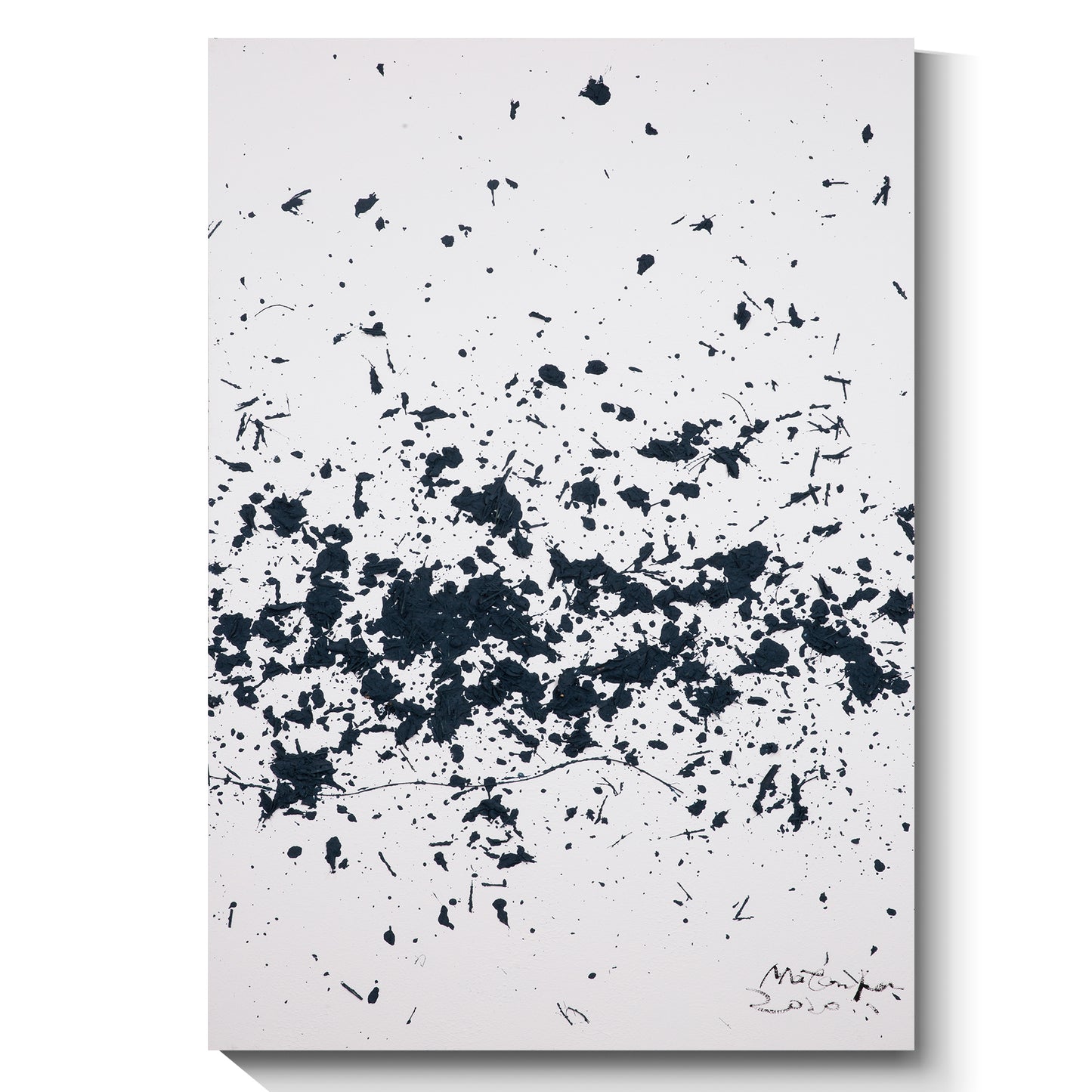 Modern abstract wall art, hand-painted oil painting