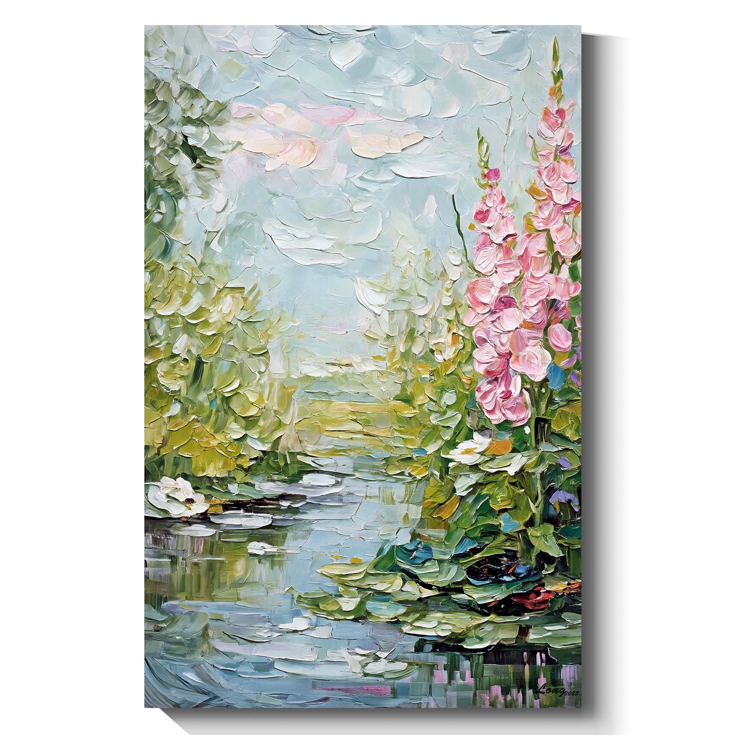 Modern abstract wall art, hand-painted oil painting