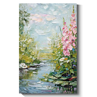 Modern abstract wall art, hand-painted oil painting