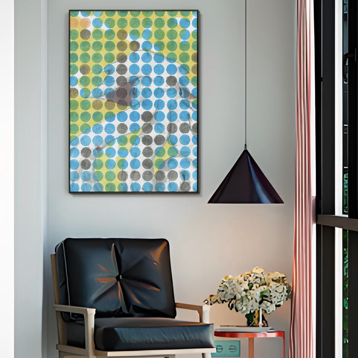 "Food Chain 1" framed canvas prints