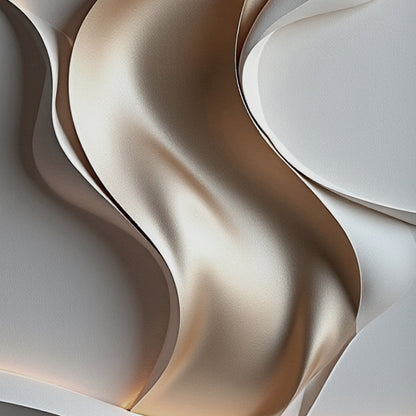 Beige, black and brown wall sculptures, 3D wooden wall art, simple wall-hung home decoration.