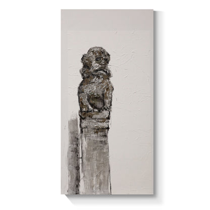 Modern abstract wall art, hand-painted oil painting