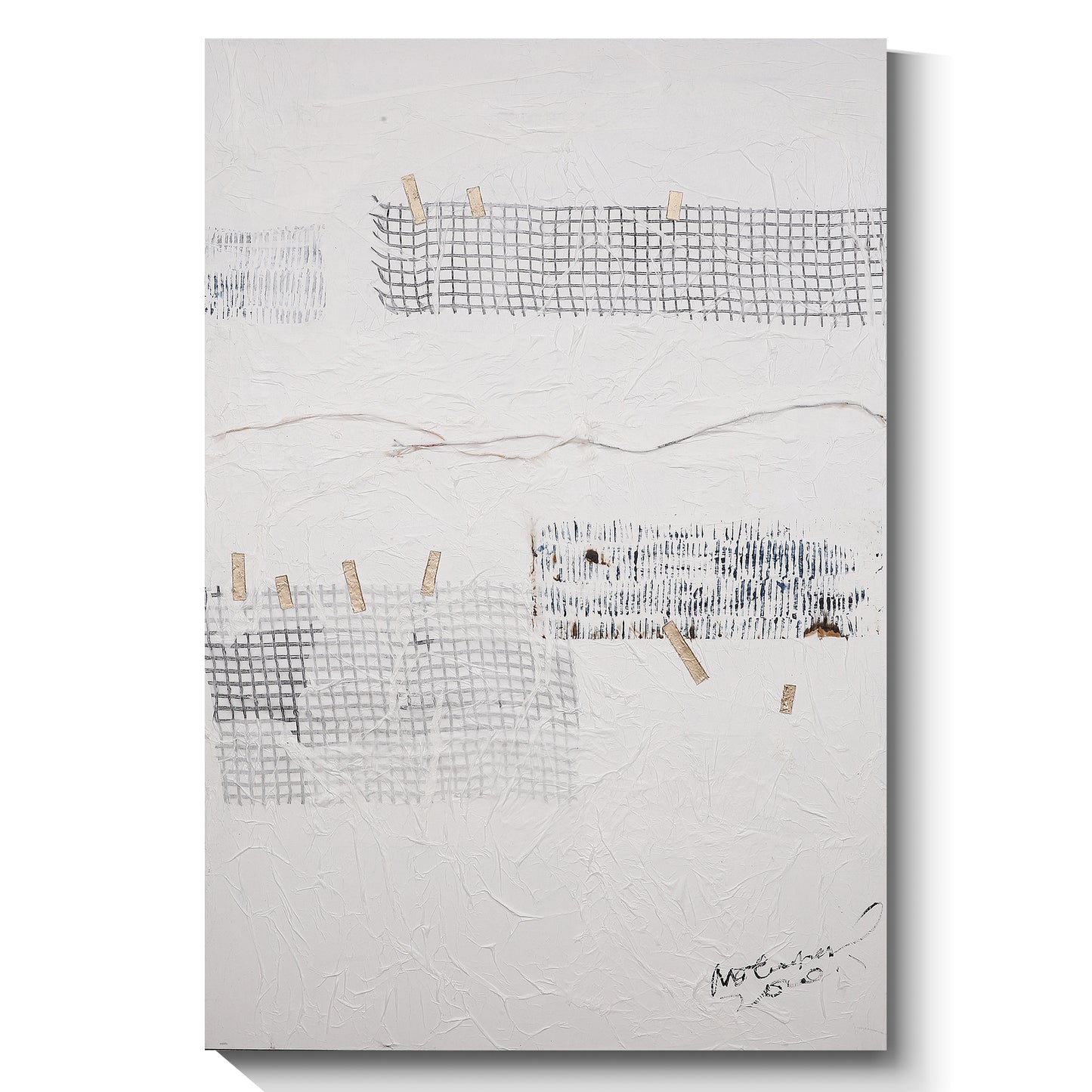 Modern abstract wall art, hand-painted oil painting