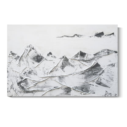 Banner modern abstract wall art, hand-painted oil painting