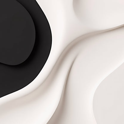 Beige and black Wall Sculptures, 3D Wood Wall Art, Minimalist Wall Hanging Home Decor