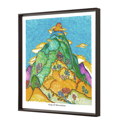 "Nature Series King of the Mountain"framed prints