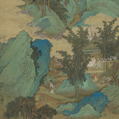 "peach orchard" Silk prints