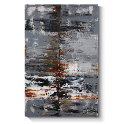 Modern abstract wall art, hand-painted oil painting