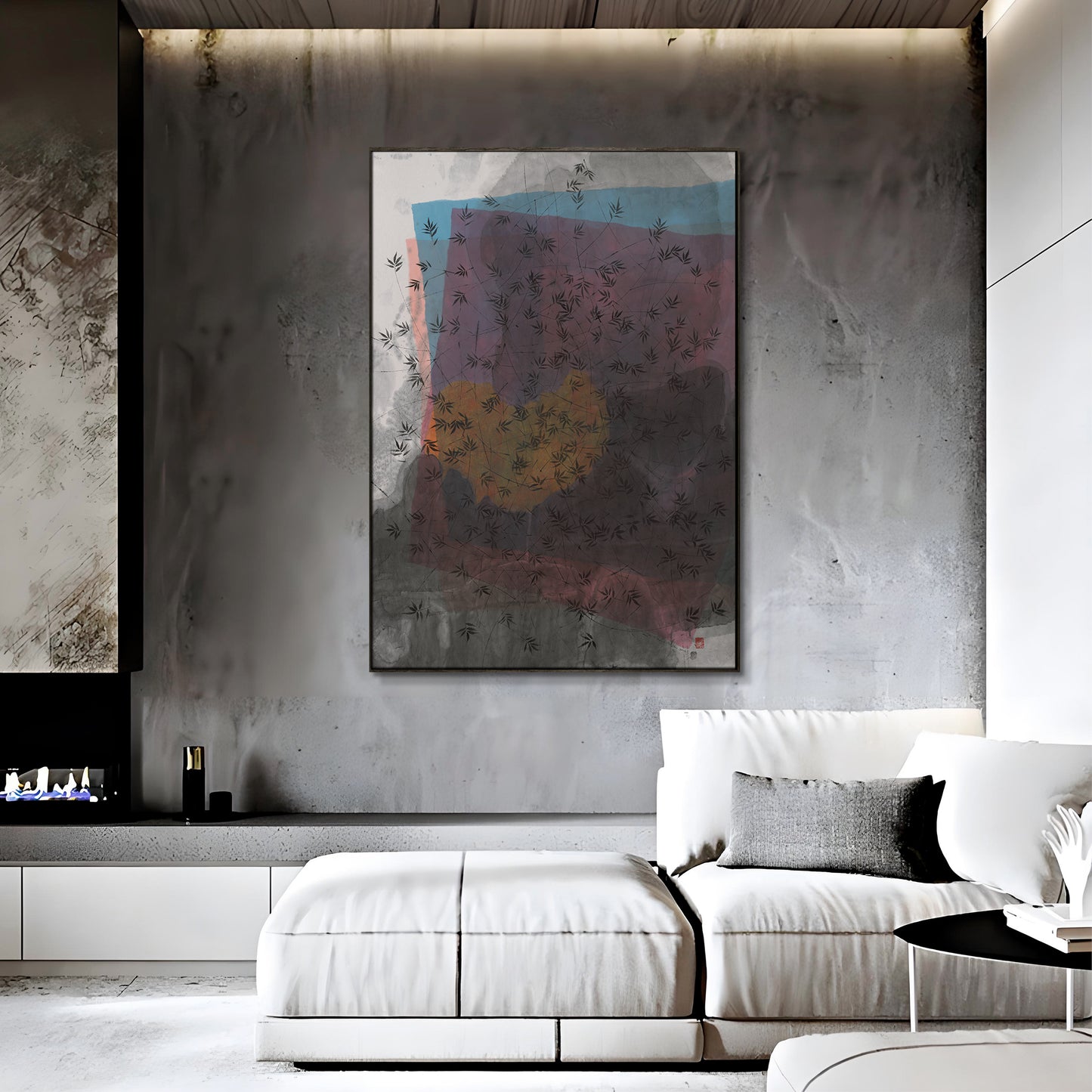 "Quiet Series 3" framed canvas prints