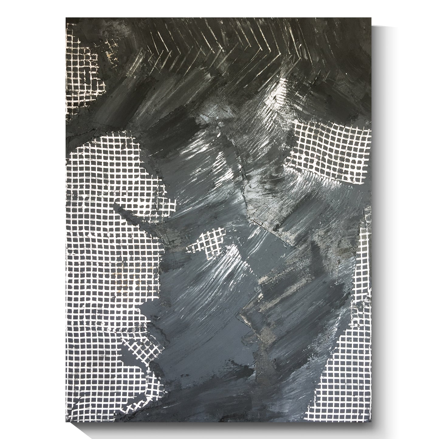 Modern abstract wall art, hand-painted oil painting