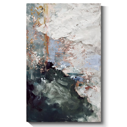 Modern abstract wall art, hand-painted oil painting