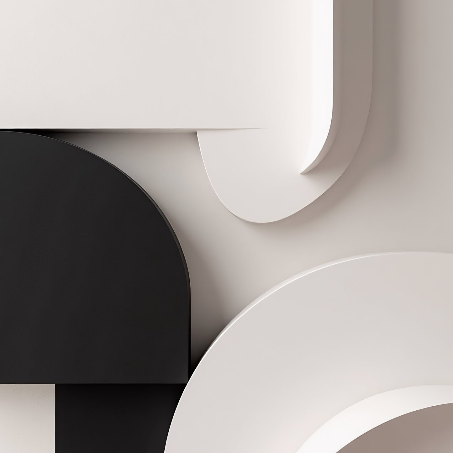 Beige and black Wall Sculptures, 3D Wood Wall Art, Minimalist Wall Hanging Home Decor