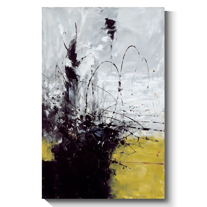 Modern abstract wall art, hand-painted oil painting