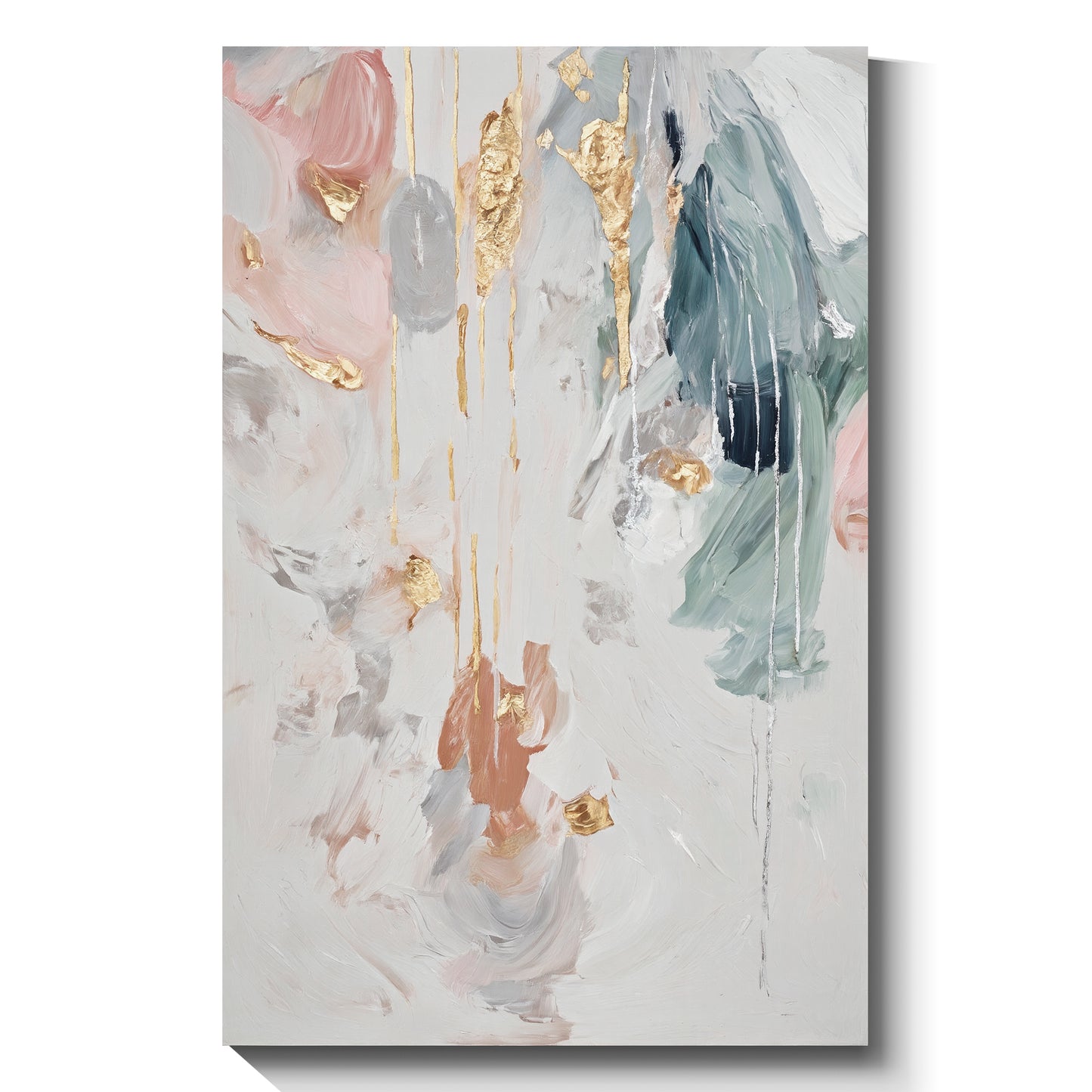 Modern abstract wall art, hand-painted oil painting