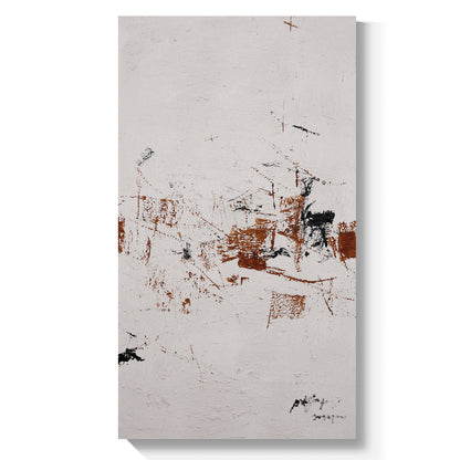 Modern abstract wall art, hand-painted oil painting