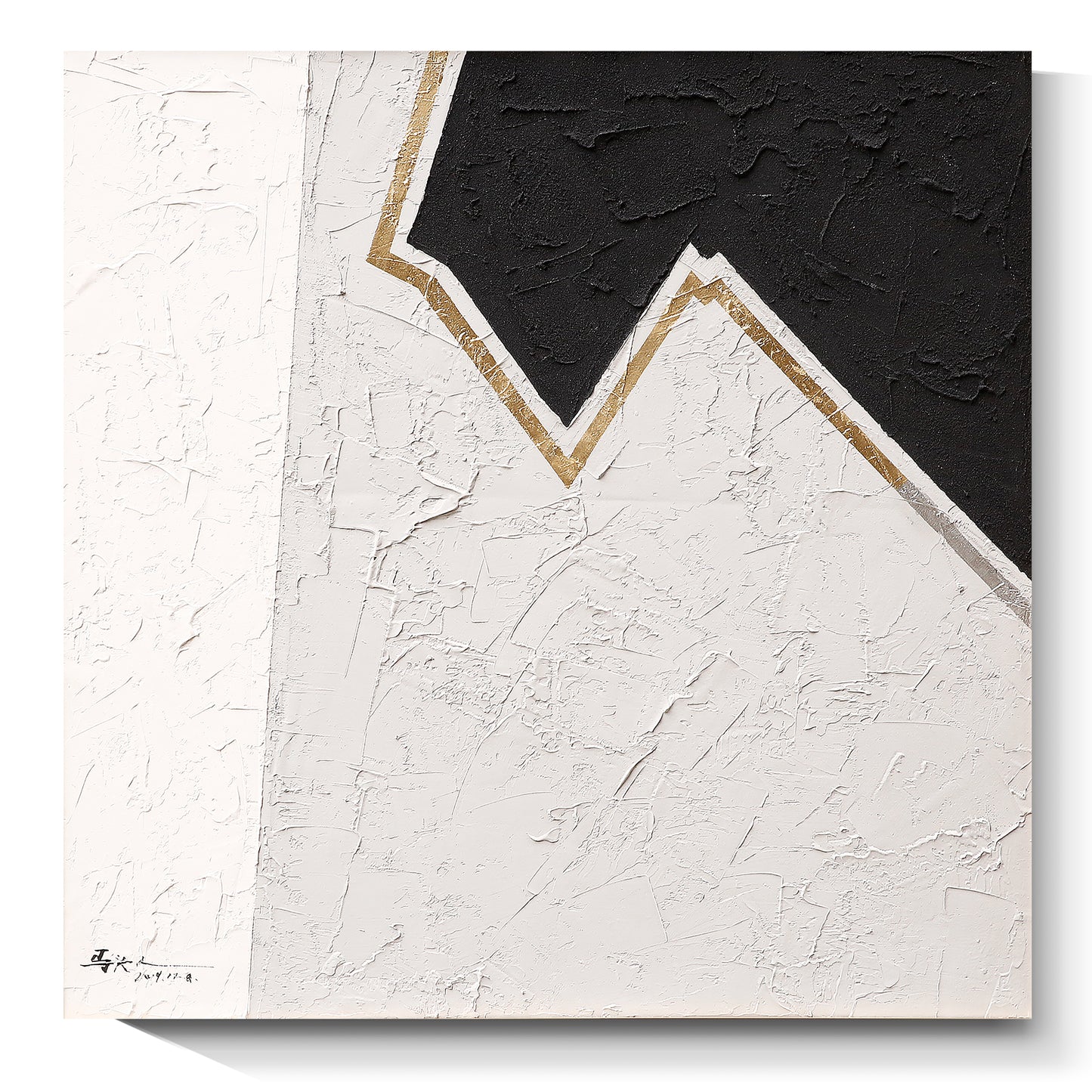 Modern abstract wall art, hand-painted oil painting