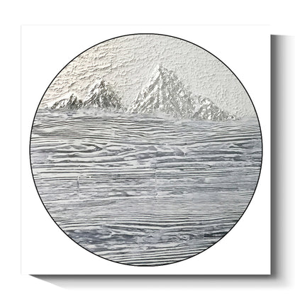 Modern abstract wall art, hand-painted oil painting