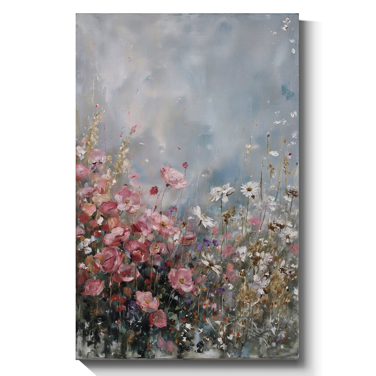 Modern abstract wall art, hand-painted oil painting