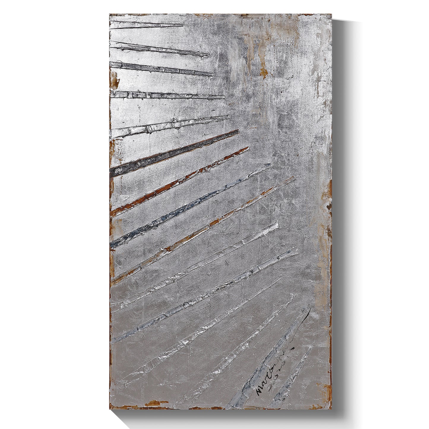 Modern abstract wall art, hand-painted oil painting