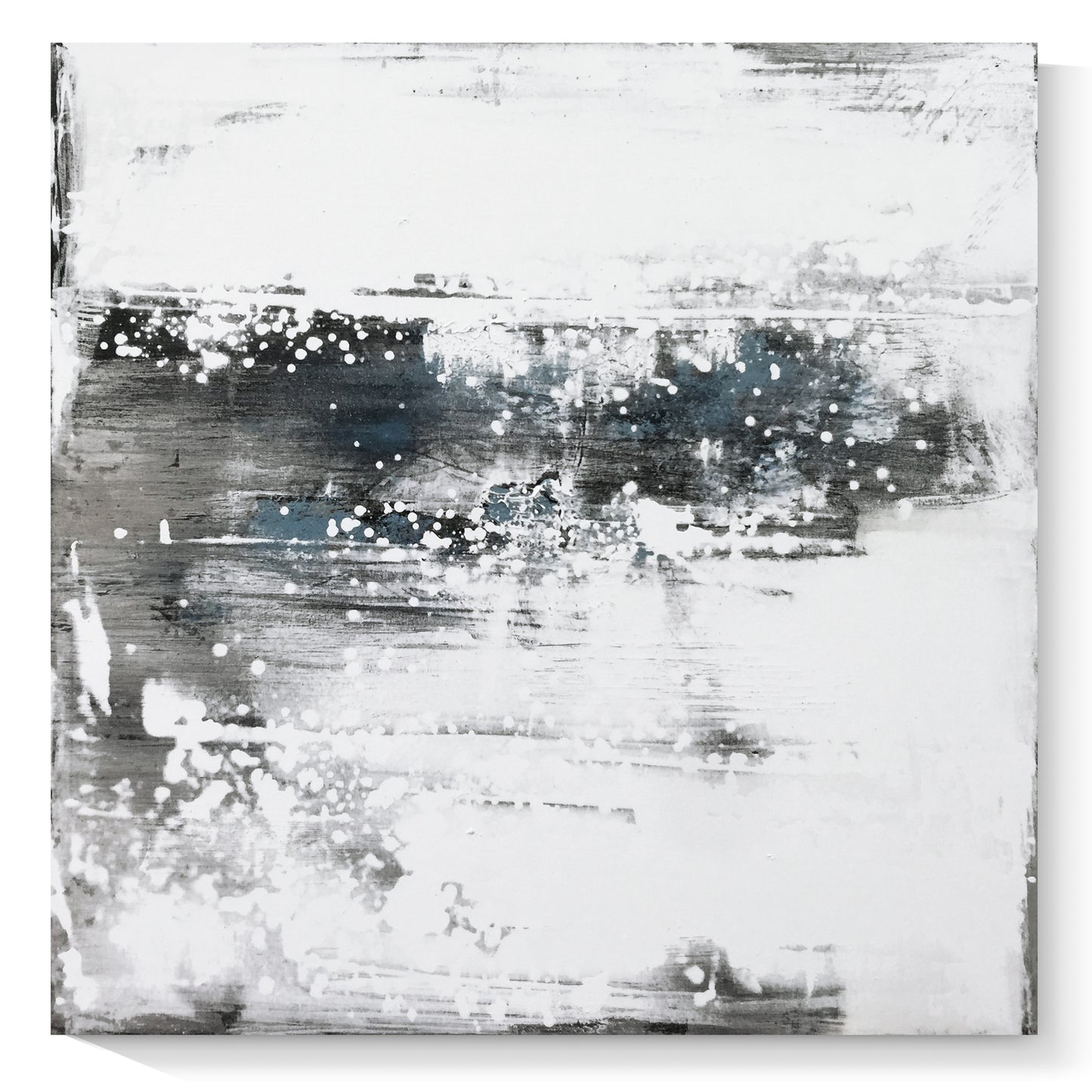 Minimalist abstract hand painting